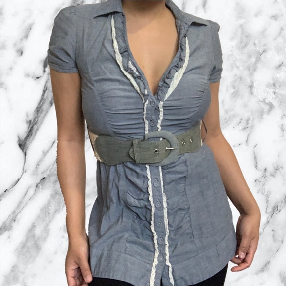 3 for $15 Love Culture Grey Top - Picture 1 of 8
